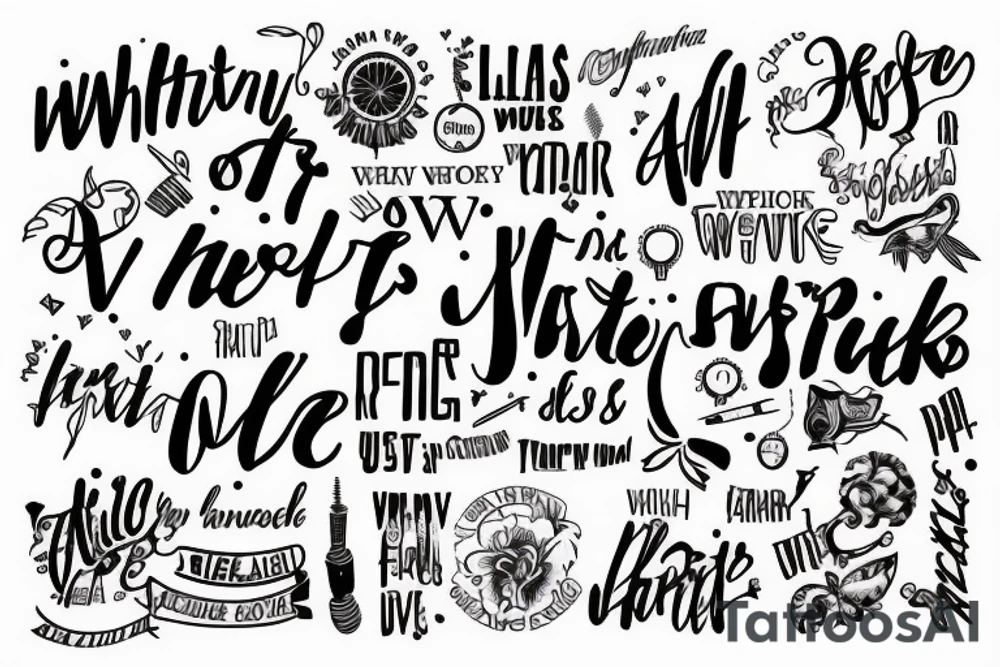 What if it all works out tattoo idea