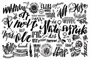 What if it all works out tattoo idea