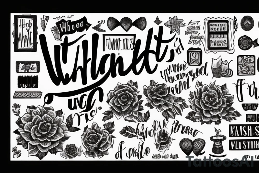 What if it all works out tattoo idea