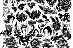 Wen Ruohan & Nie Huaisang tattoo idea