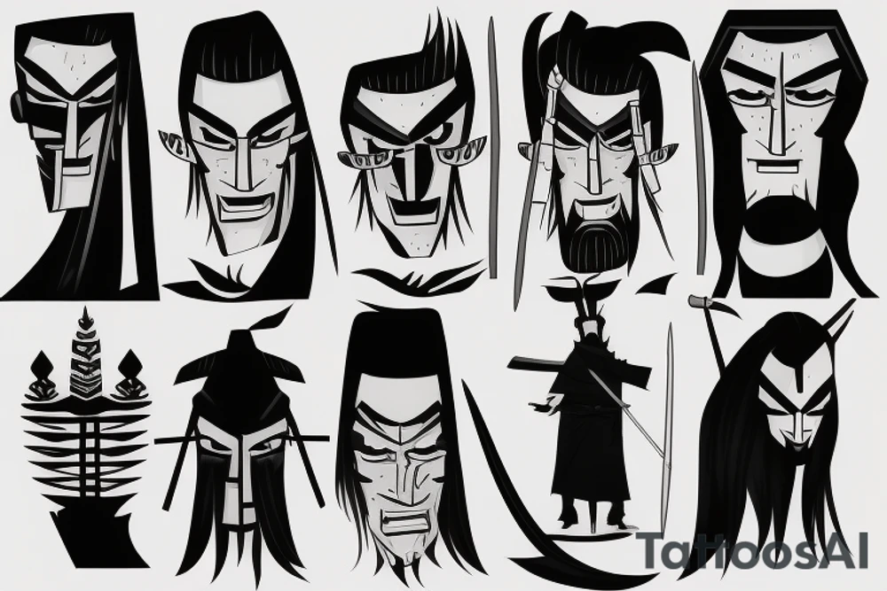 samurai jack tattoo idea