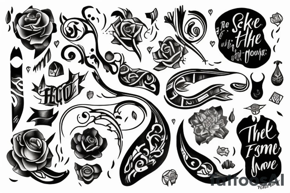 the words “From the…” tattoo idea