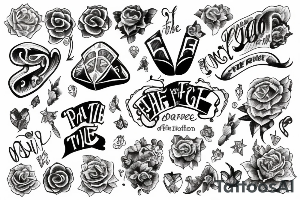 the words “From the…” tattoo idea