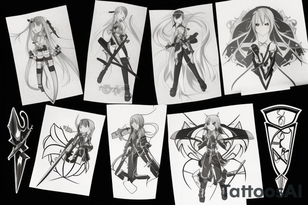 sword art online tattoo idea
