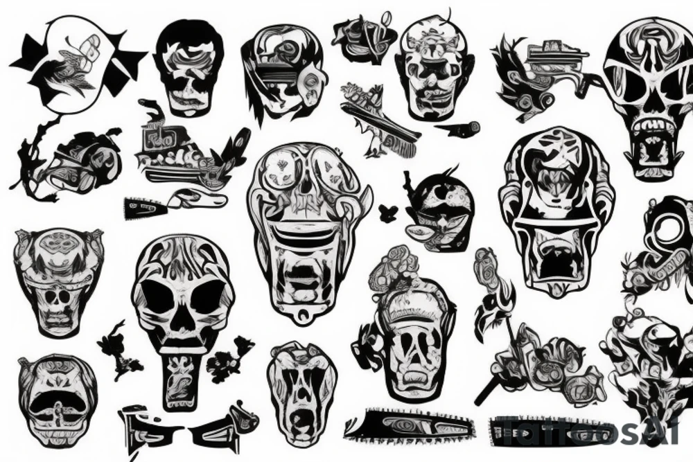 Chainsaw tattoo idea