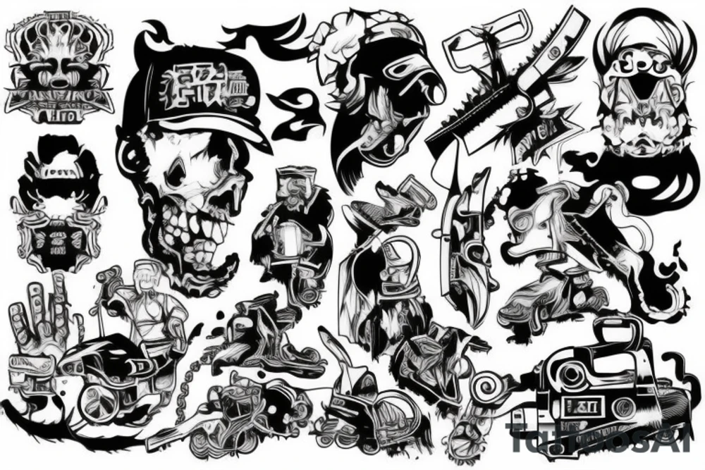 chainsaw man tattoo idea
