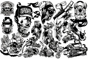 chainsaw man tattoo idea
