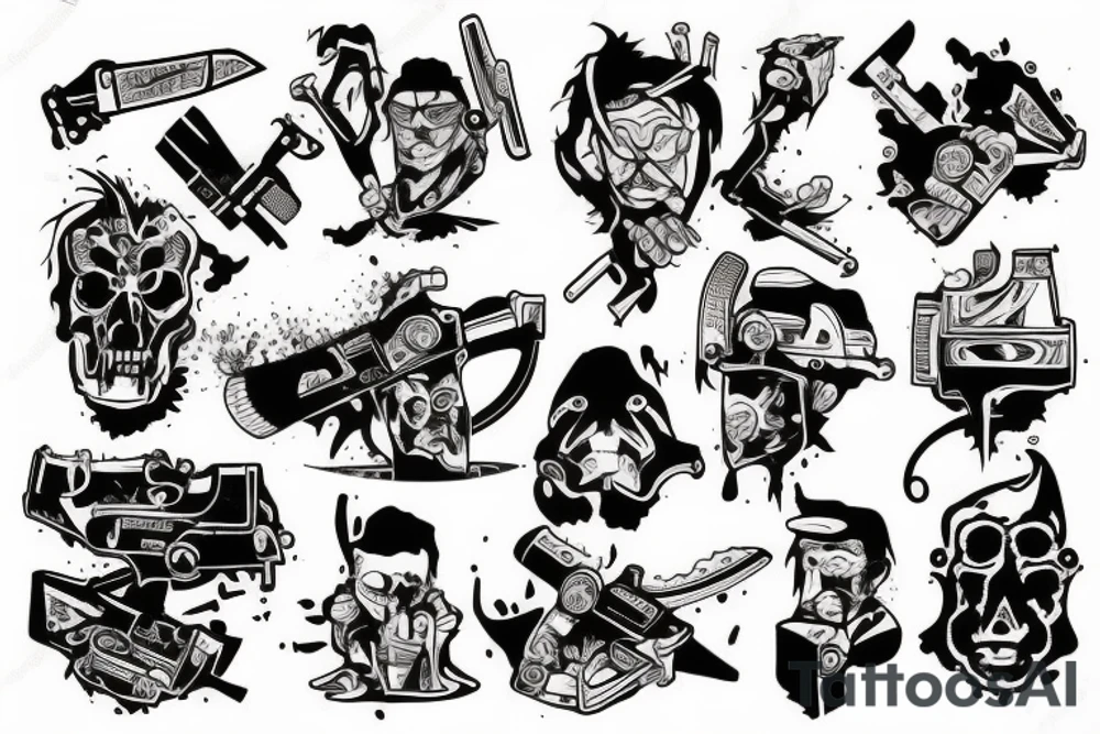 chainsaw man tattoo idea