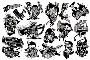 chainsaw man tattoo idea