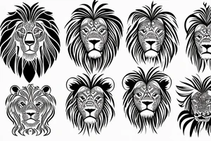 Zuez lion bravery pain and hurt tattoo idea