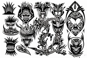 Bravery hurt pain anger tattoo idea