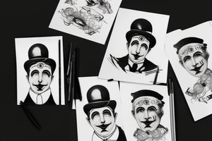 Charlie Chaplin's tattoo idea