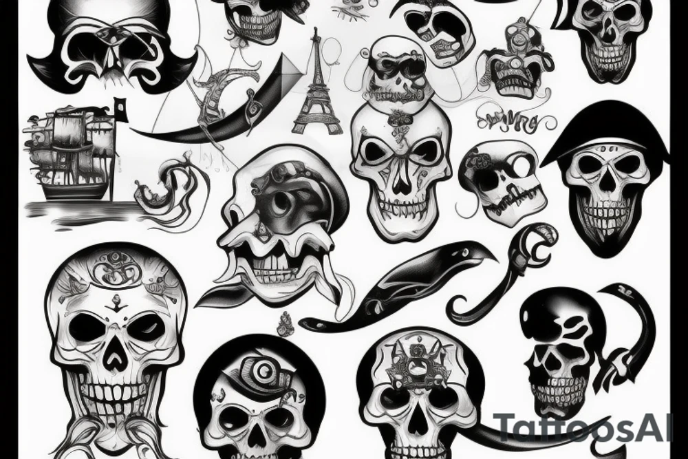 for pirate tattoo idea