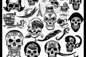 for pirate tattoo idea
