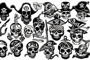 for pirate tattoo idea