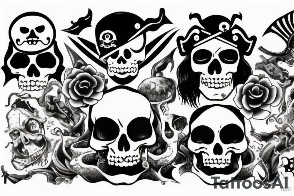for pirate tattoo idea