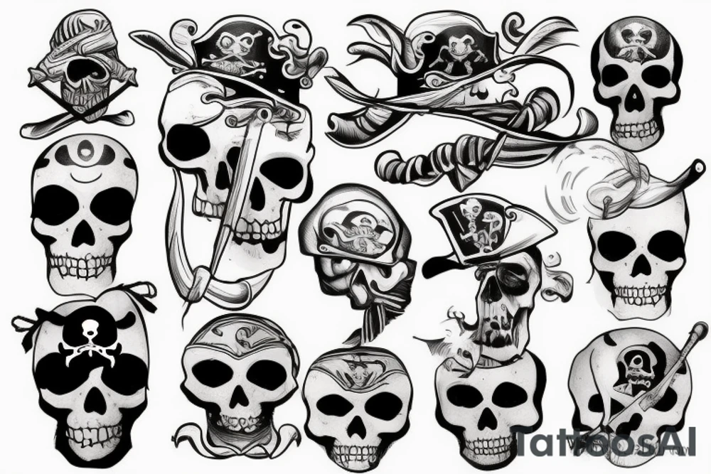 for pirate tattoo idea