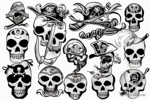 for pirate tattoo idea