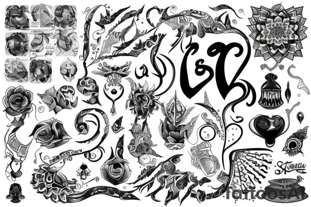 Sarthak and sharon tattoo idea