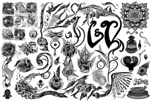 Sarthak and sharon tattoo idea