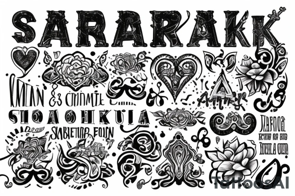Sarthak and sharon tattoo idea