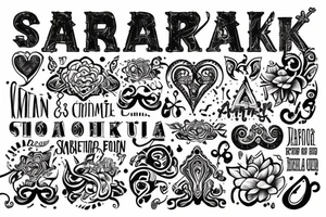 Sarthak and sharon tattoo idea