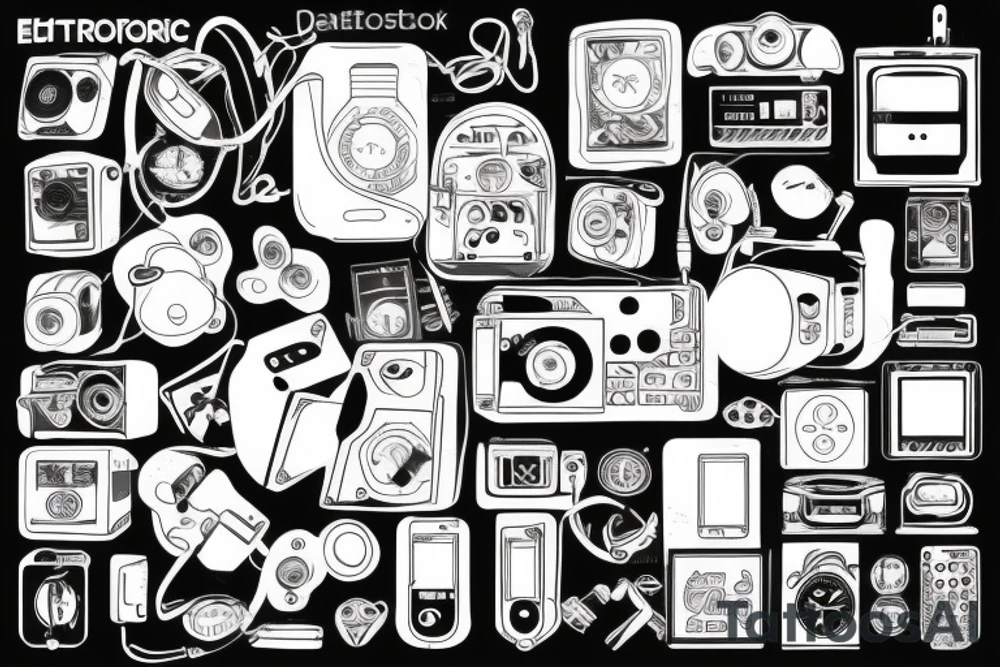 electronics tattoo idea