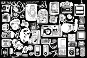 electronics tattoo idea