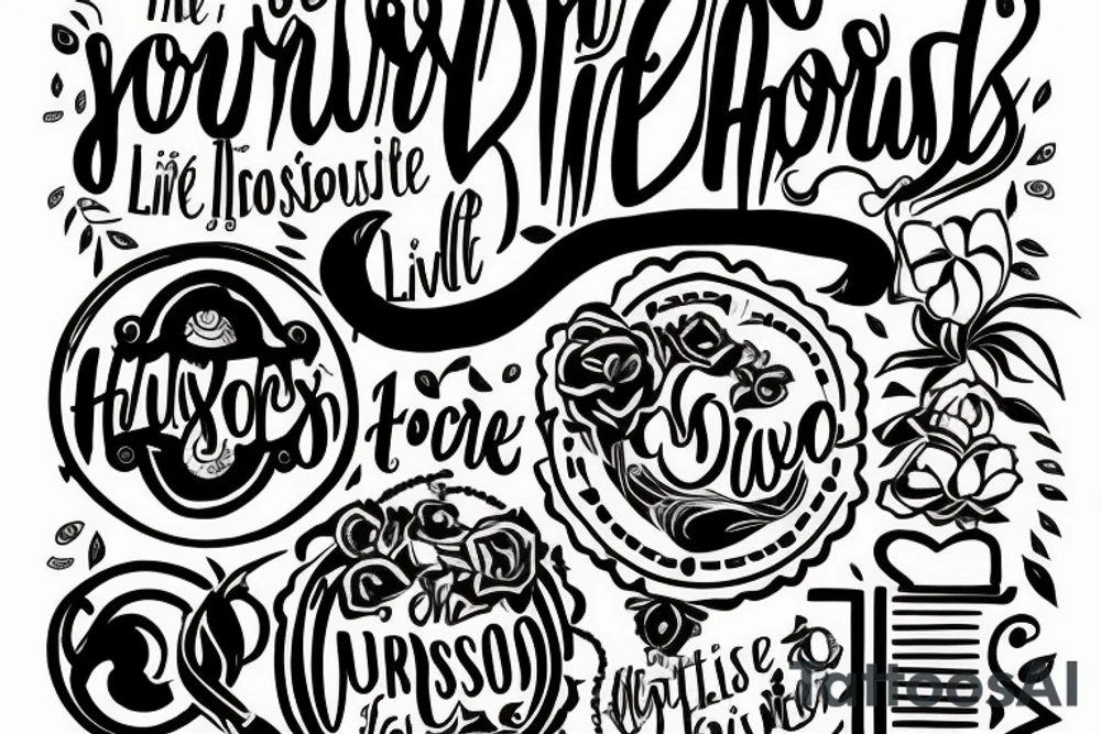 hourglass with the words live a little tattoo idea hourglass with the words live a little tattoo idea