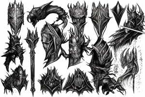 Elden ring dark souls tattoo idea