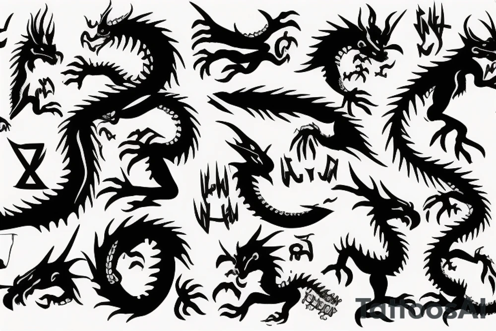 Dragon tattoo idea
