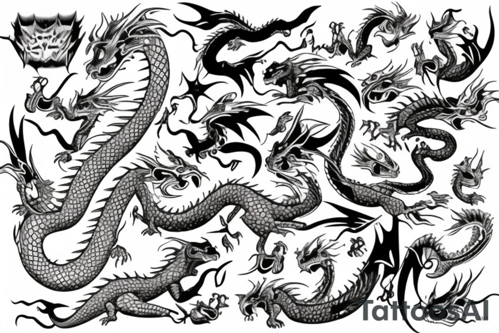 Dragon tattoo idea