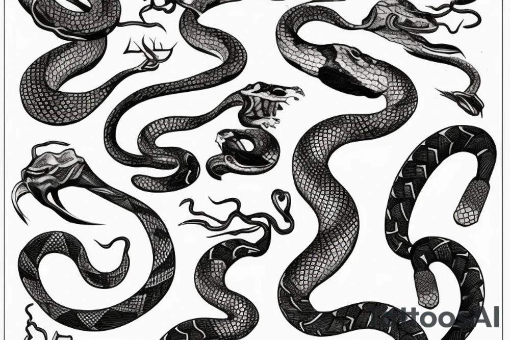 snake tattoo idea