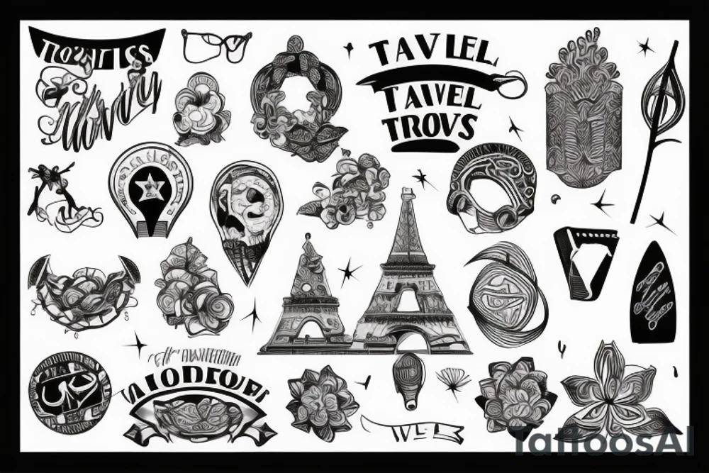 travel tattoo idea