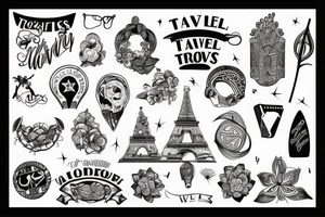 travel tattoo idea