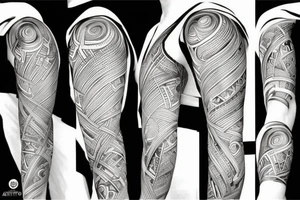 artificall machine tattoo idea