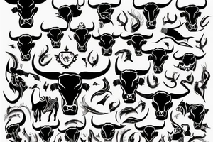 spanish bull tattoo idea