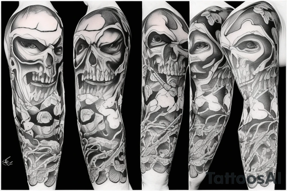 Anger and hatred tattoo idea