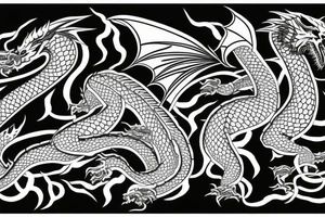 Tattoo dragon full back style japan tattoo idea