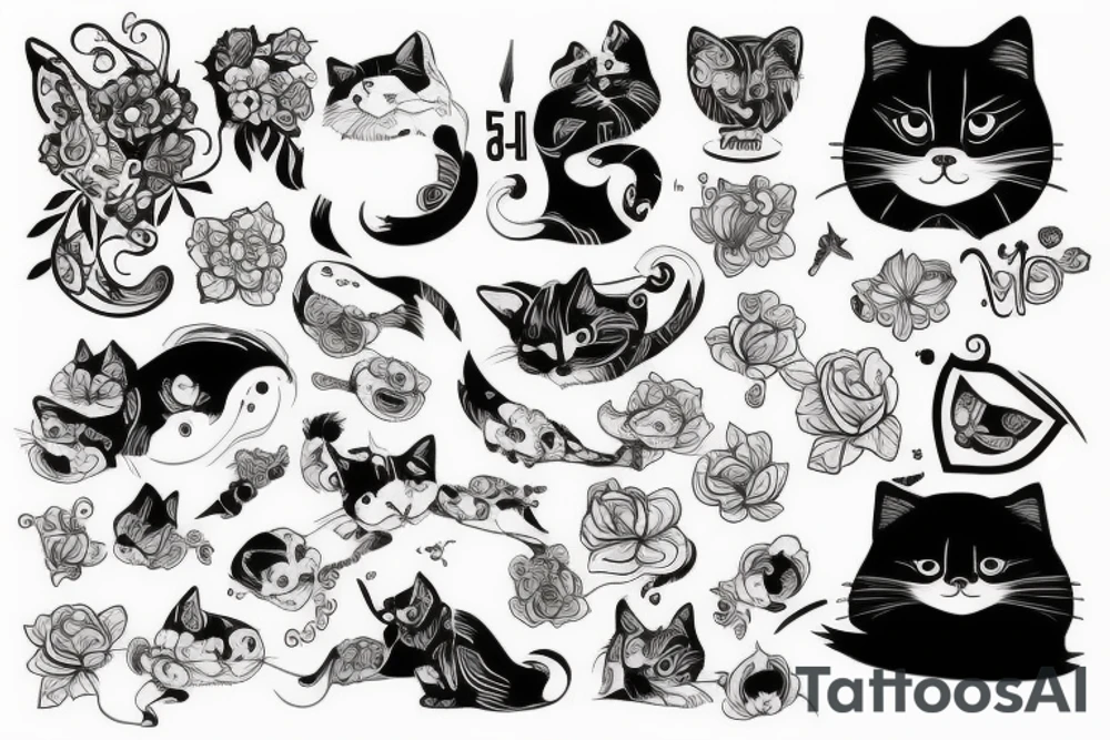 котопёс tattoo idea