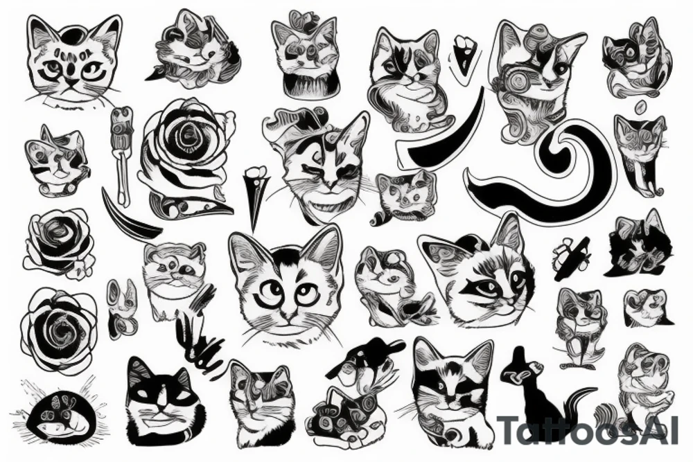 котопёс tattoo idea