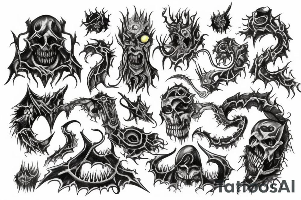 Chaos god tattoo idea