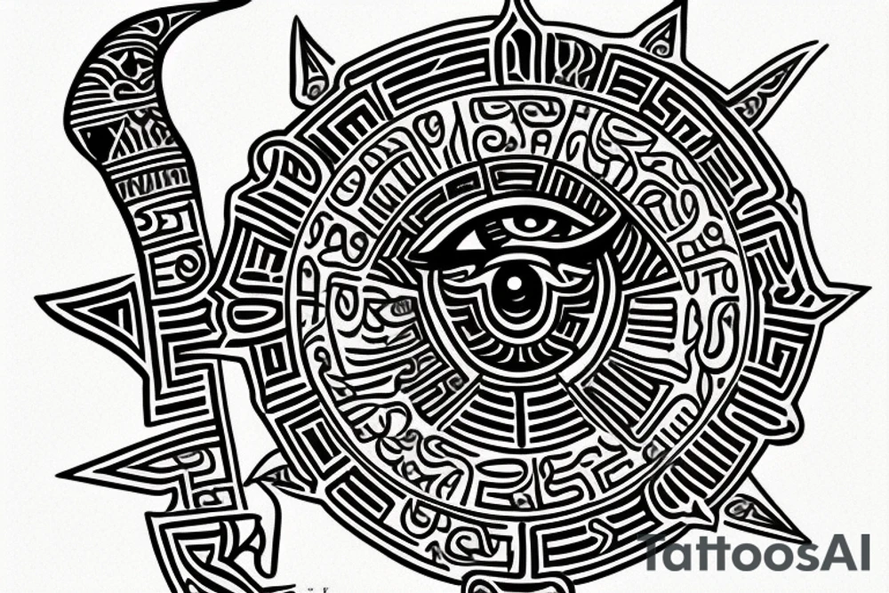 Ancient Eygptian symbols: The eye of Horus, The eye of Ra, The Ankh and any other symbols that can be incorporated into the design. The tattoo will be on the forearm (back side) tattoo idea