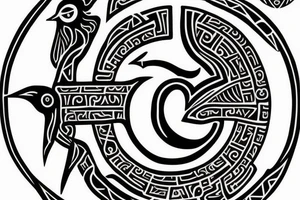 Ancient Eygptian symbols: The eye of Horus, The eye of Ra, The Ankh and any other symbols that can be incorporated into the design. The tattoo will be on the forearm (back side) tattoo idea