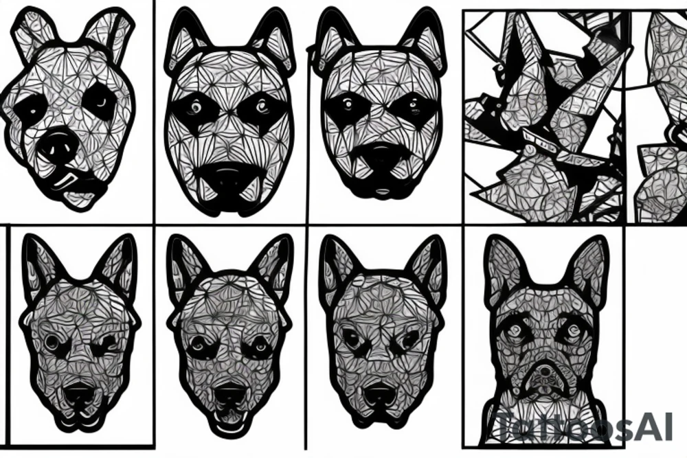 Dangerous Rubber dog tattoo idea