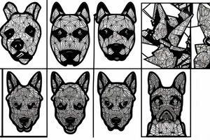 Dangerous Rubber dog tattoo idea