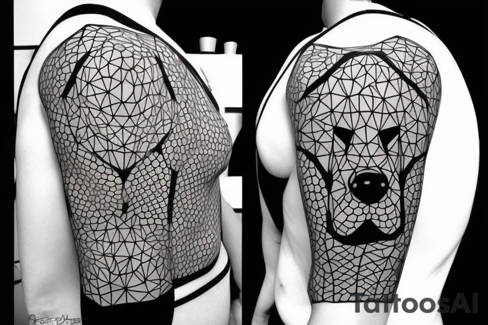 Dangerous Rubber dog tattoo idea