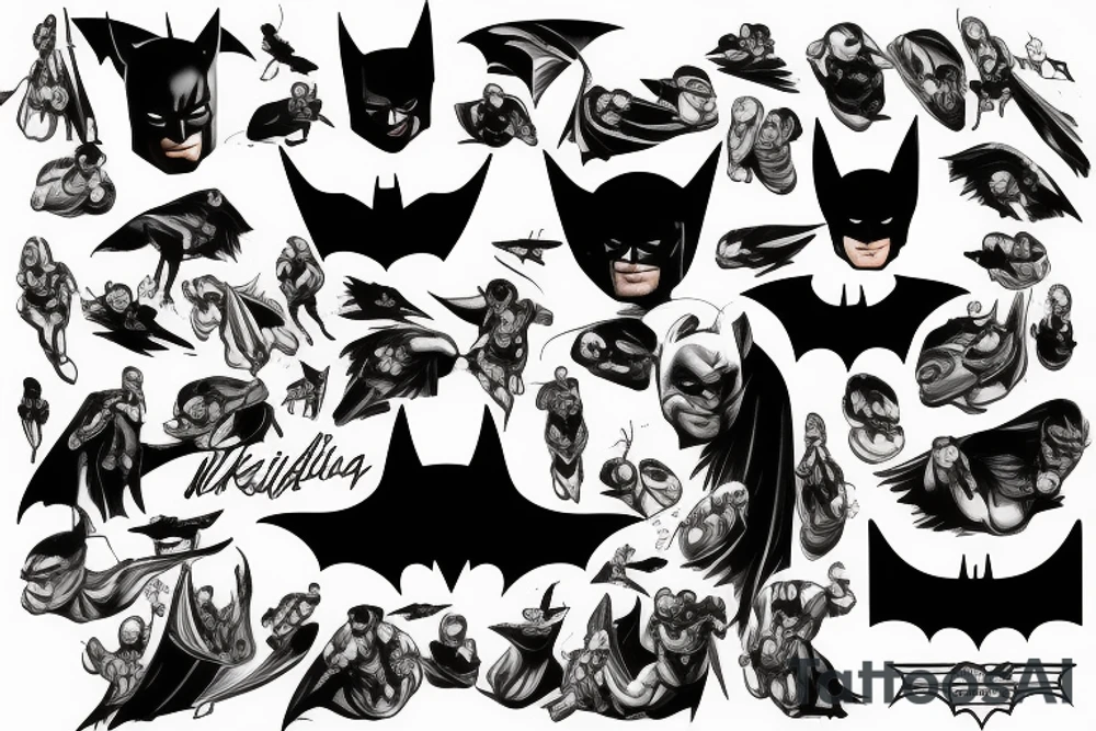 batman, he has vladislovix written on his chest tattoo idea