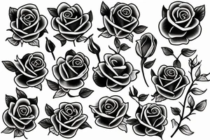 Piccolo with roses tattoo idea