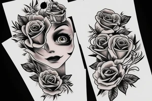 Piccolo with roses tattoo idea